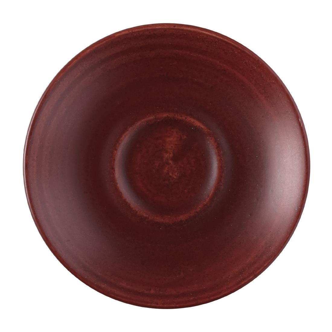 Churchill Stonecast Patina Espresso Saucers Red Rust 114mm (12 Pack)