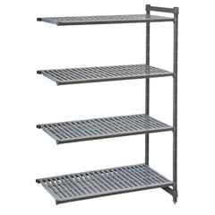 Cambro Camshelving Basics Plus Add-On Unit 4 Tier With Vented Shelves 1630(H)x 1480(W)x 540(D)mm