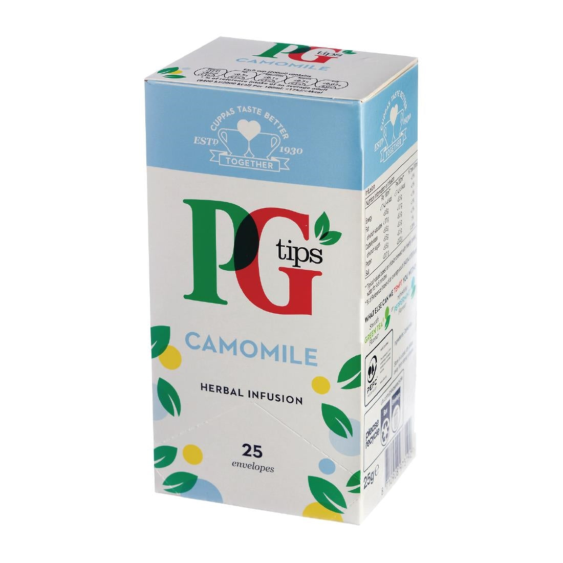 PG Tips Camomile Enveloped Tea Bags (25 Pack)