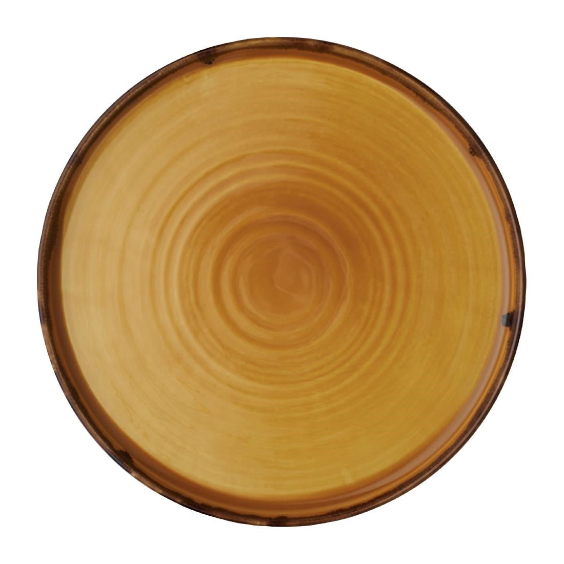 Dudson Harvest Walled Plates Mustard 260mm (6 Pack)