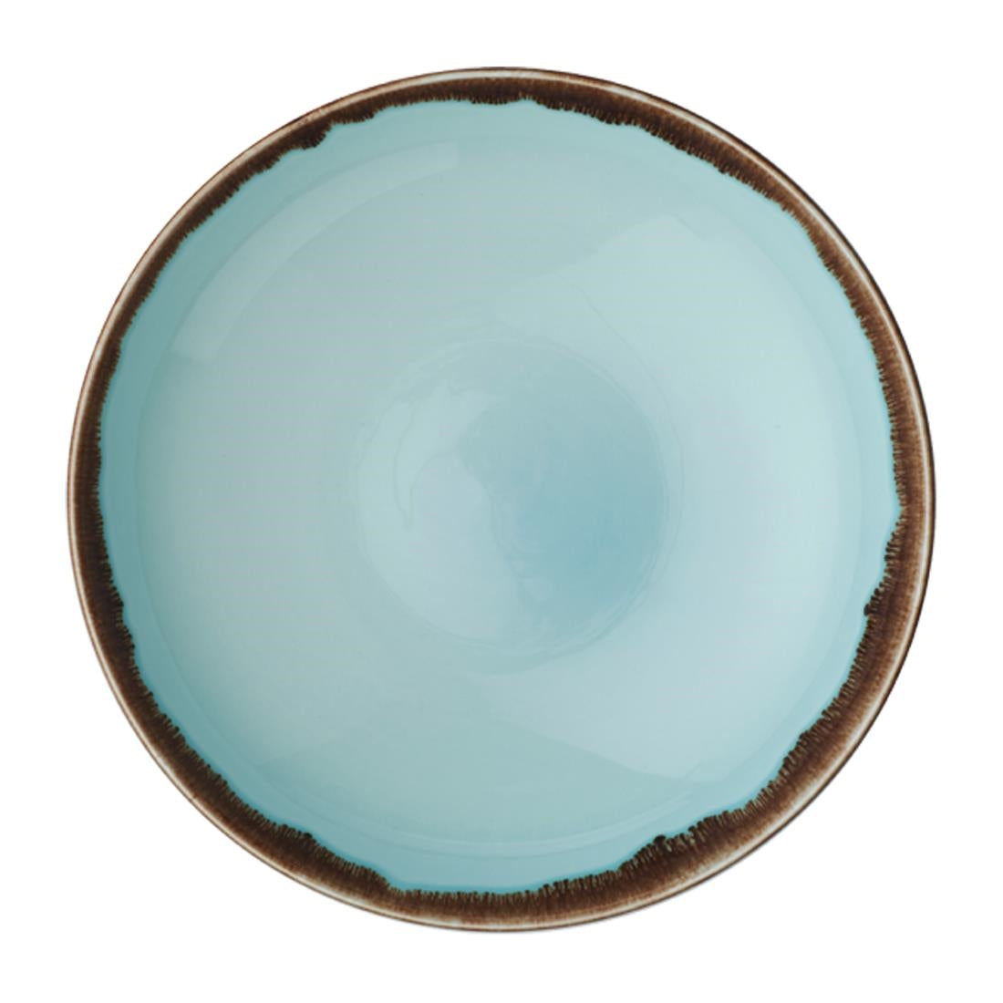 Dudson Harvest Coupe Bowls Turquoise 248mm (12 Pack)