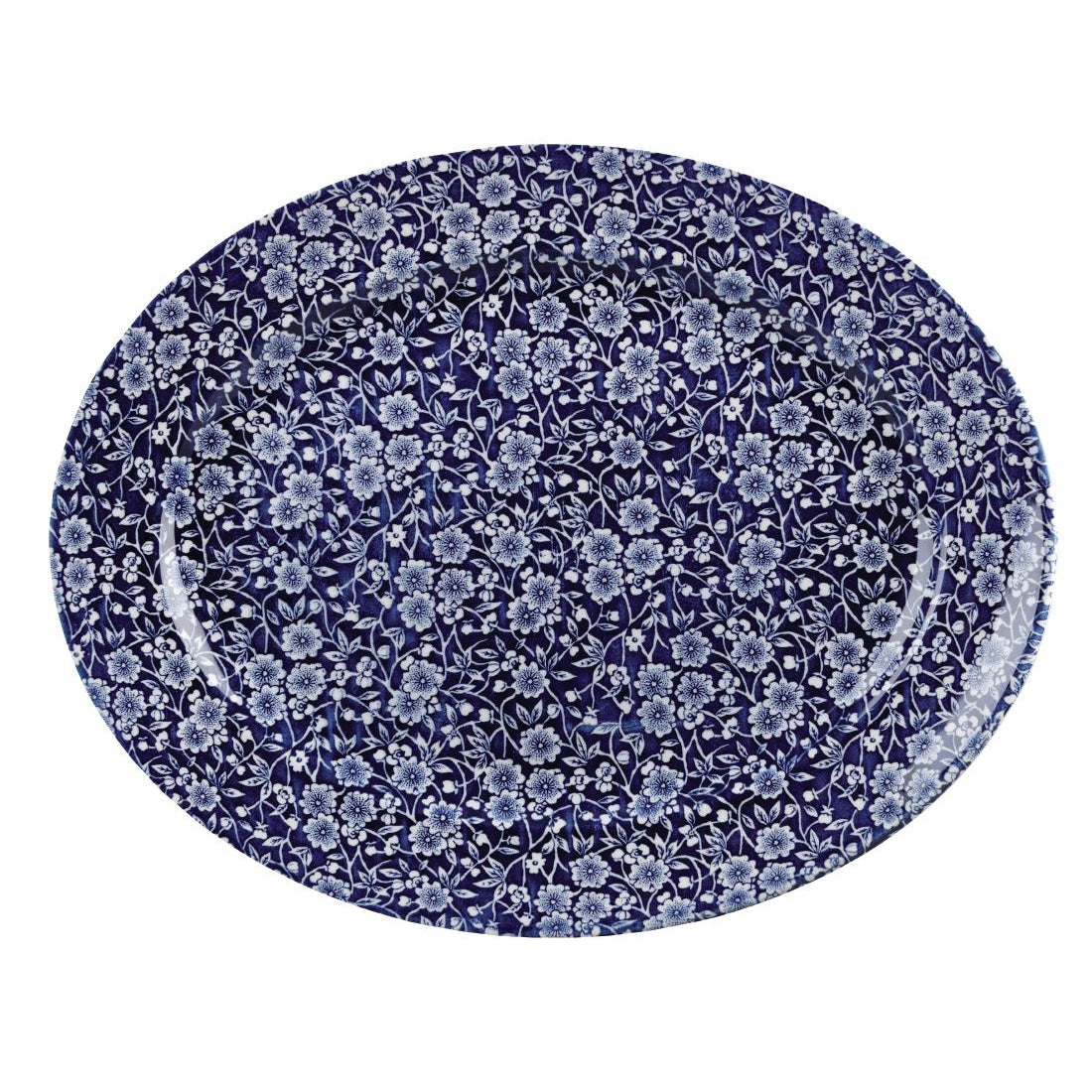 Churchill Vintage Prints Oval Dishes Willow Print 365mm (6 Pack)
