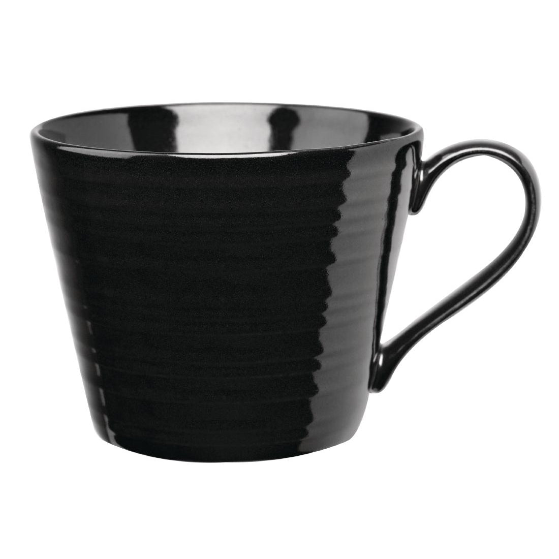 Art de Cuisine Rustics Black Snug Mugs 341ml (6 Pack)