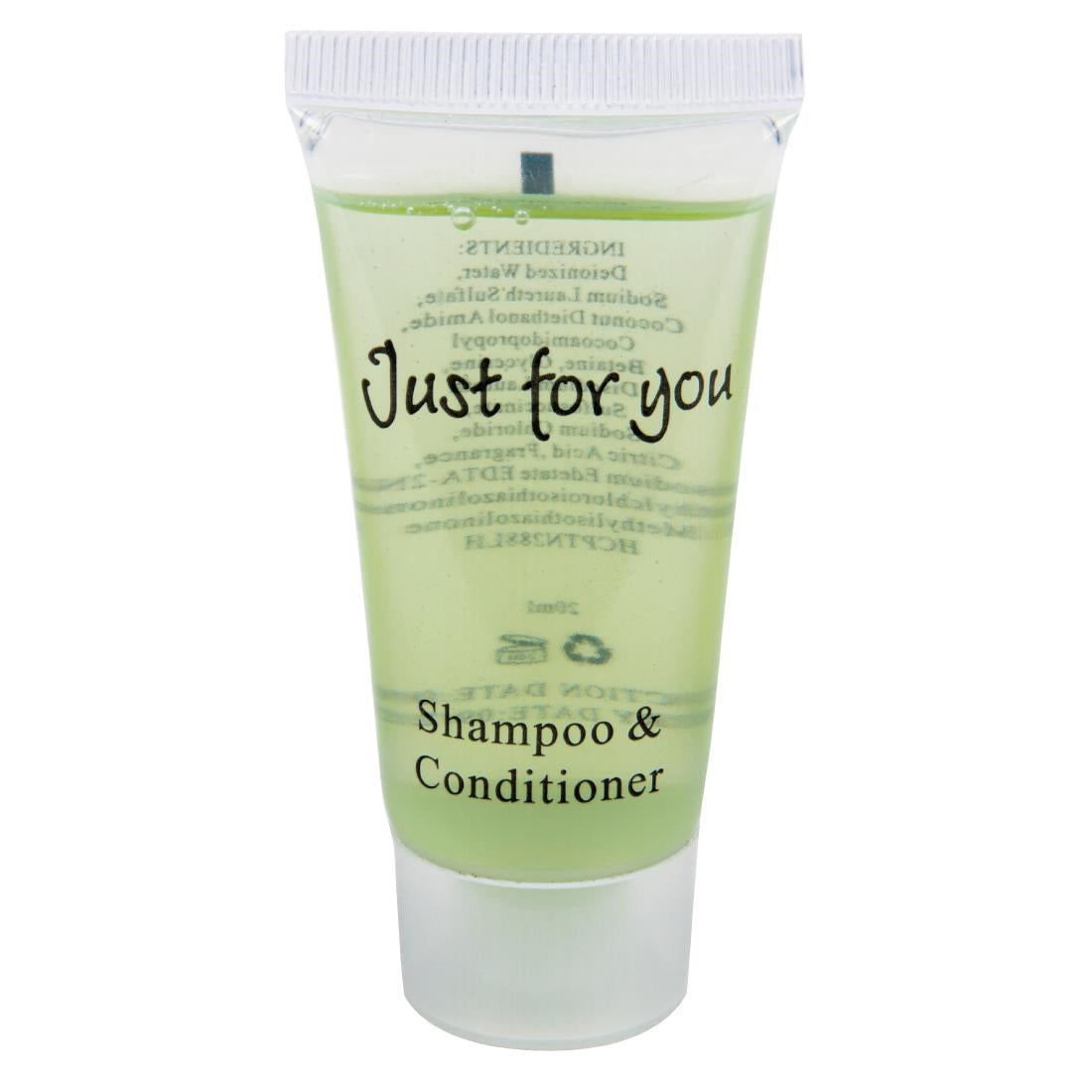 Hotel Complimentary Just for You Shampoo and Conditioner (100 Pack)