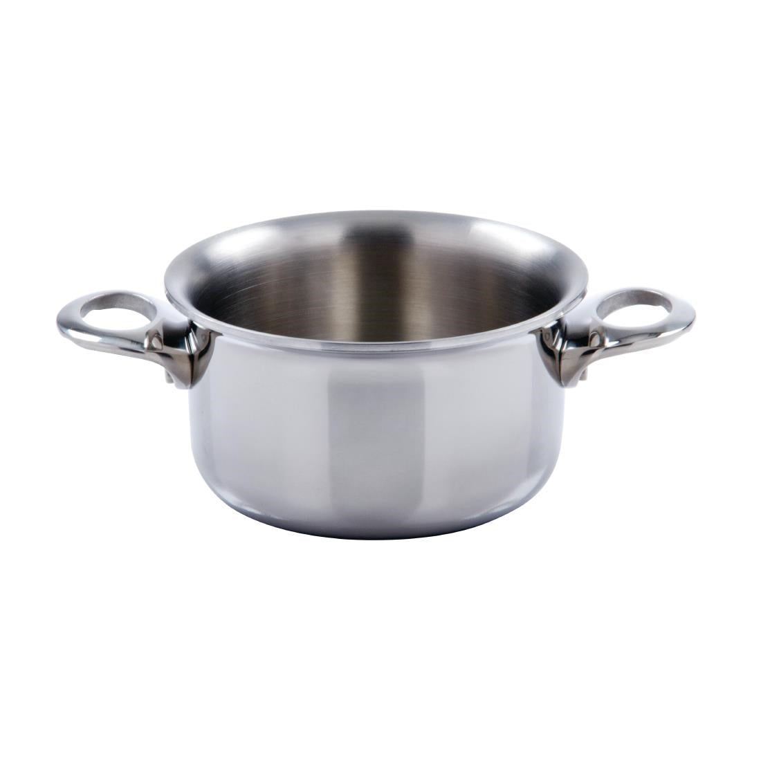 Vogue Stainless Steel & Aluminium Tri-Wall Mini Casserole 100mm