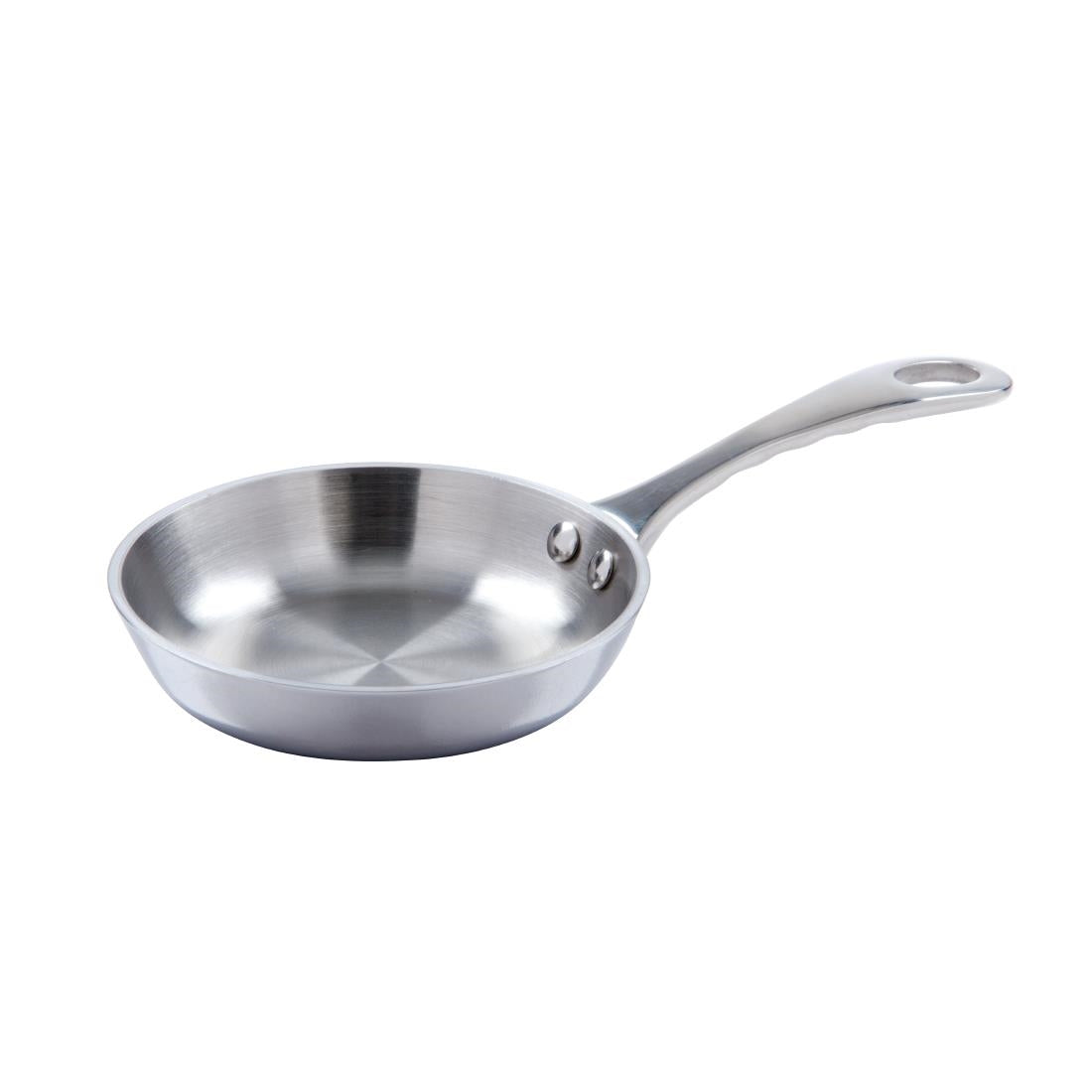 Vogue Stainless Steel and Aluminium Tri-Wall Mini Frying Pan 10cm