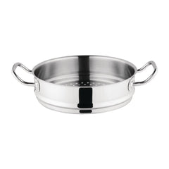 Vogue Stainless Steel and Aluminium Tri-Wall Steamer 24cm