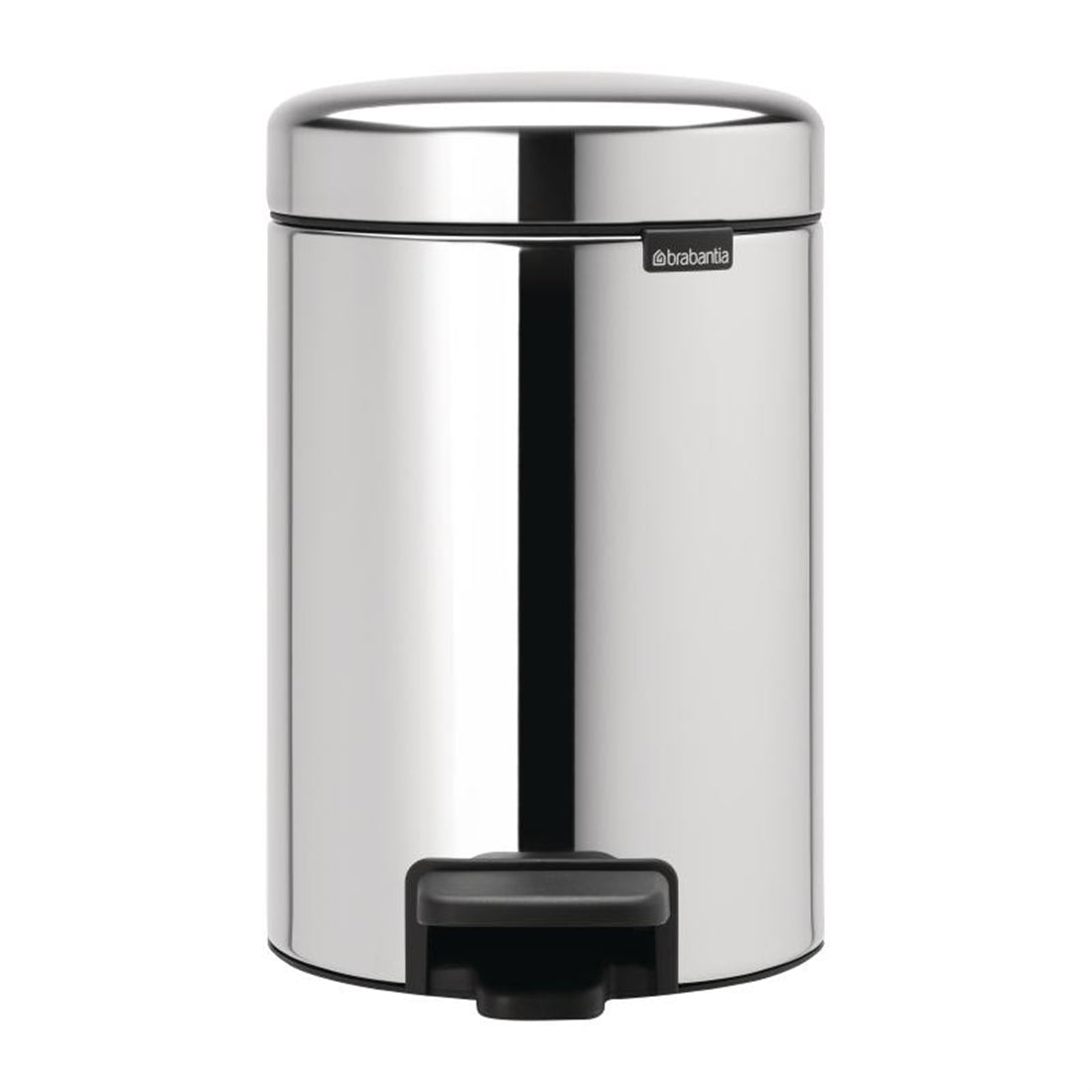 Brabantia NewIcon Pedal Bin 3Ltr - Brilliant Steel