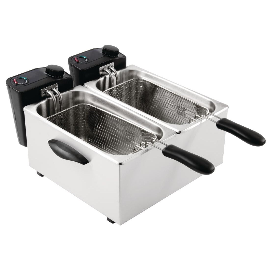 Caterlite Light Duty Countertop Electric Fryer 2x2kW