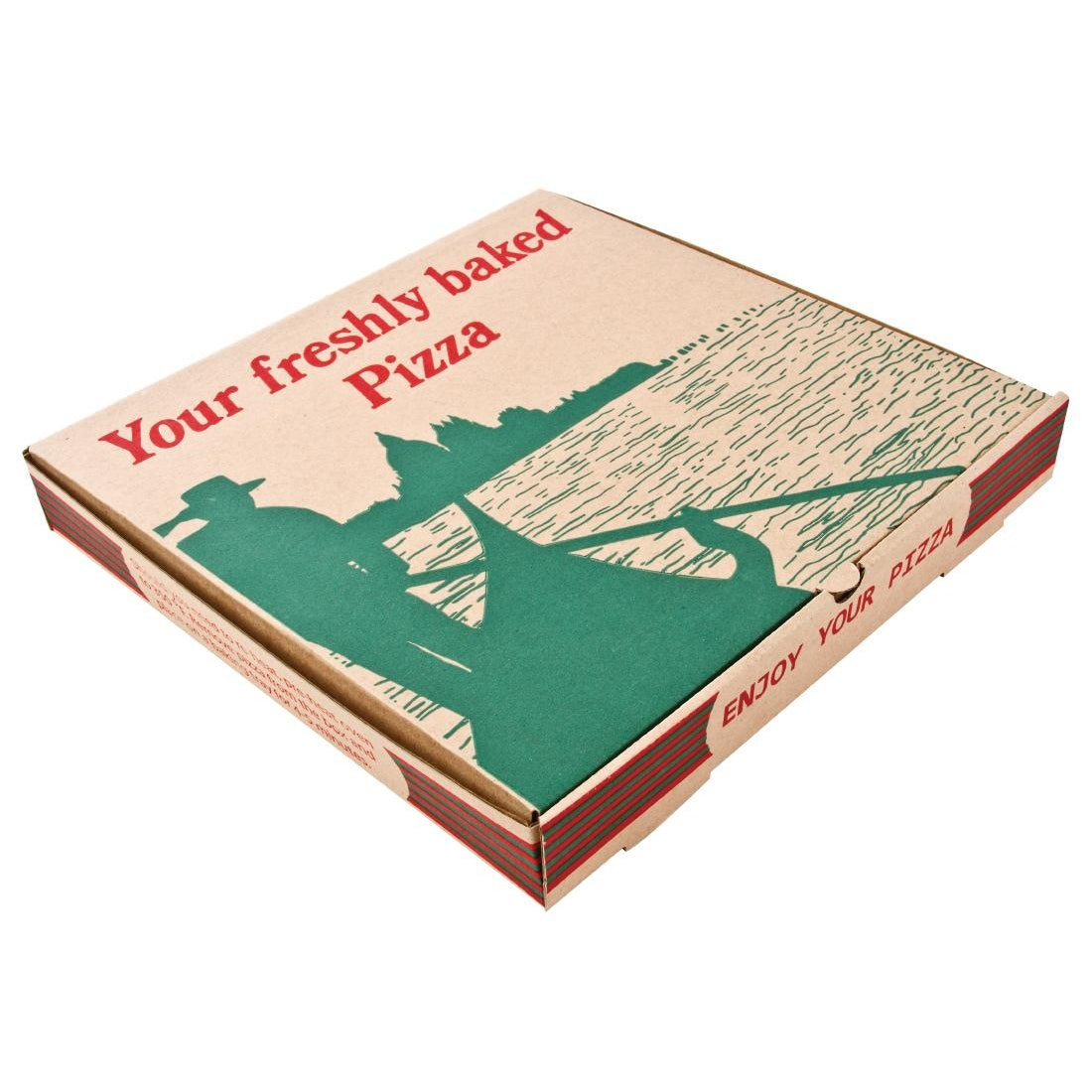 Amipak Compostable Printed Pizza Boxes 12" (100 Pack)