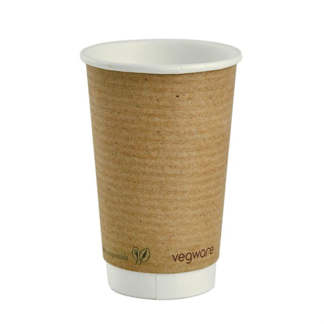 Vegware Compostable Hot Cups 455ml / 16oz (400 Pack)