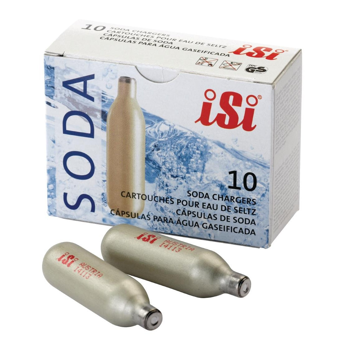 iSi Soda Siphon CO2 Charger Bulbs (10 Pack)