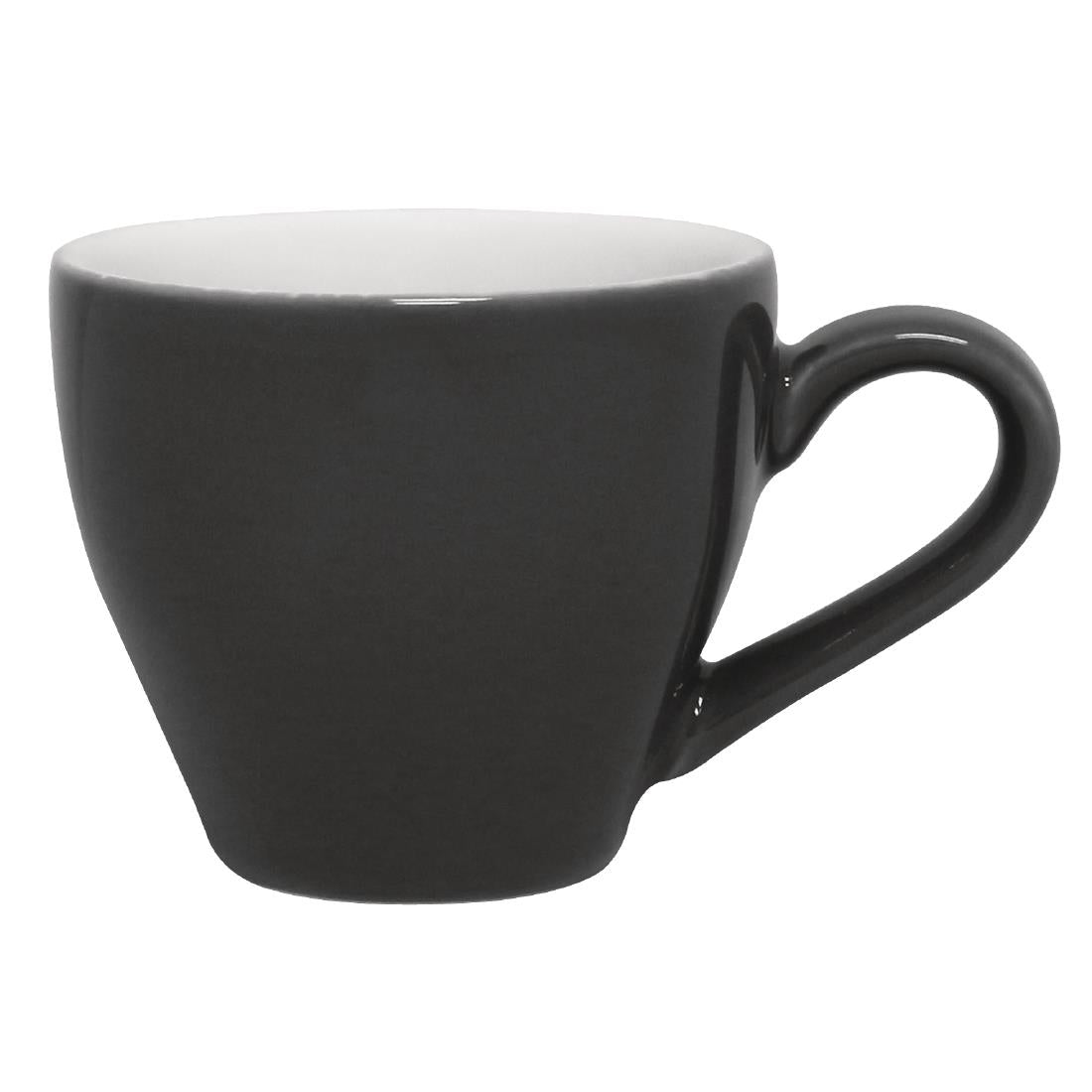 Olympia Cafe Espresso Cups Charcoal 100ml (12 Pack)