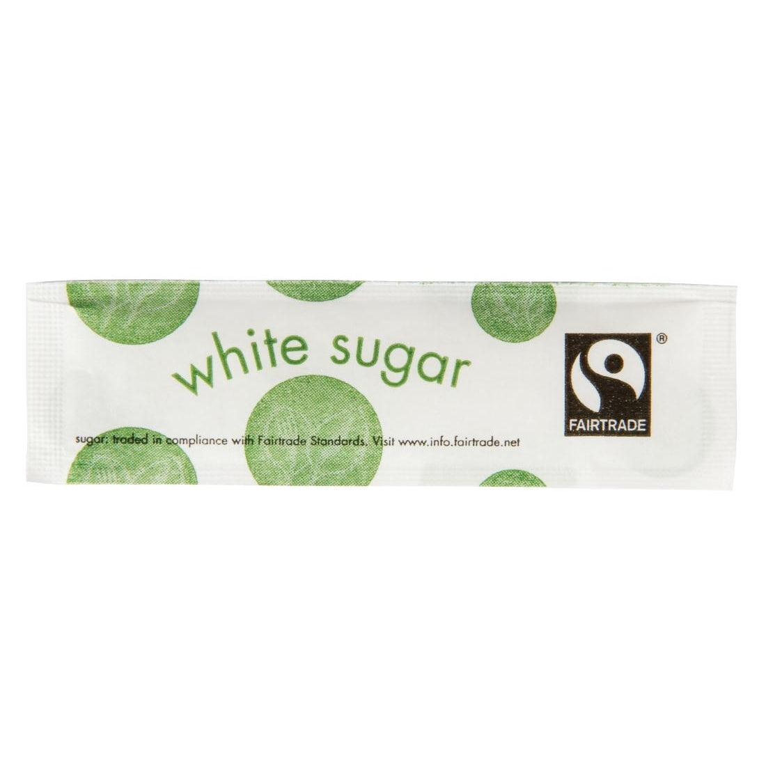 Vegware Compostable Fairtrade White Sugar Sticks (1000 pack)
