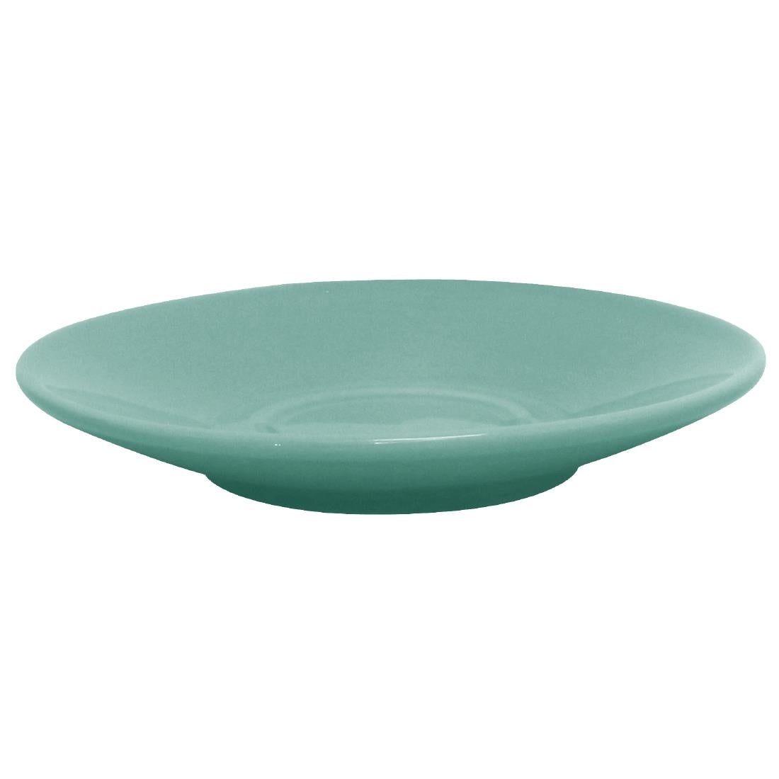 Olympia Cafe Espresso Saucers Aqua 117mm (12 Pack)