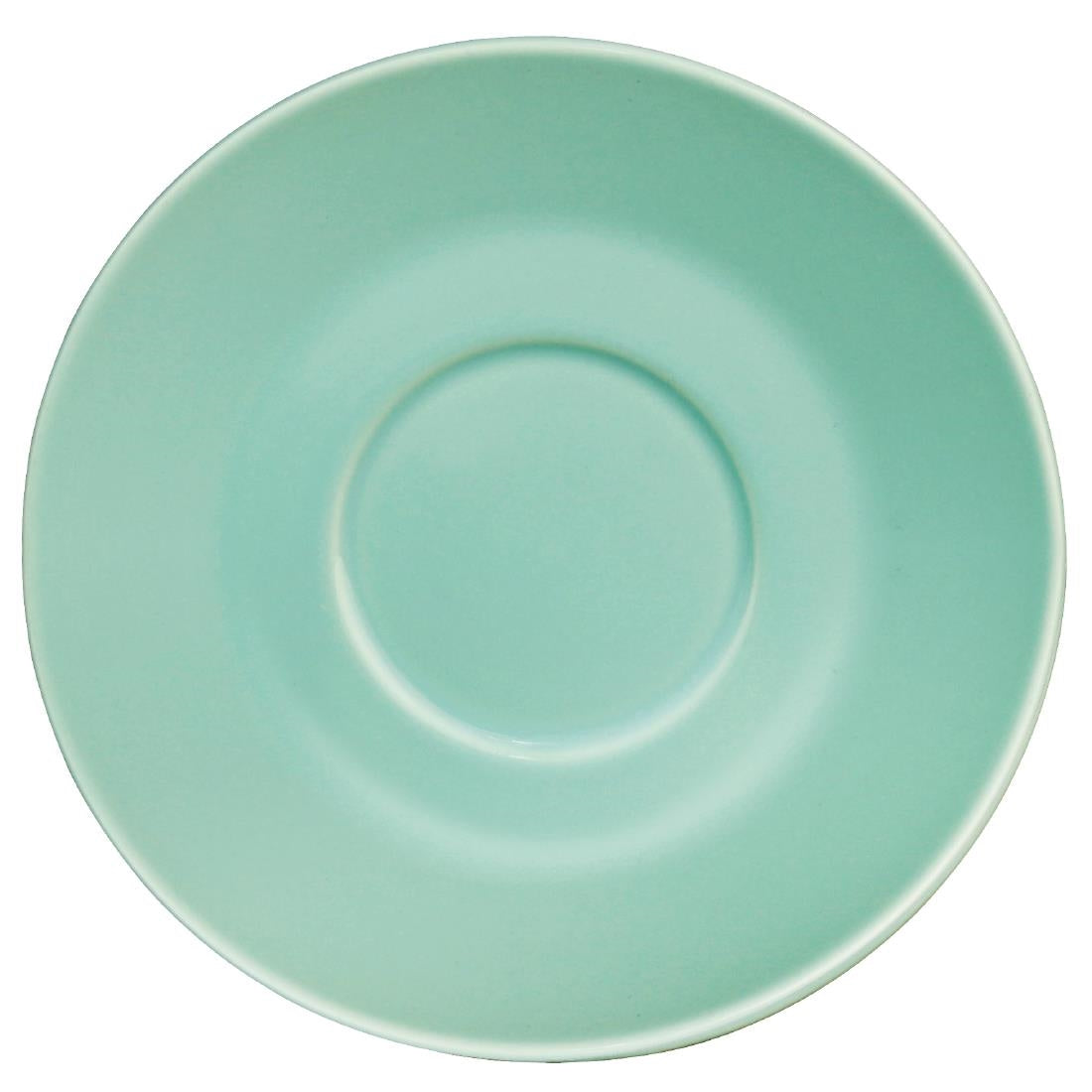 Olympia Cafe Espresso Saucers Aqua 158mm (12 Pack)