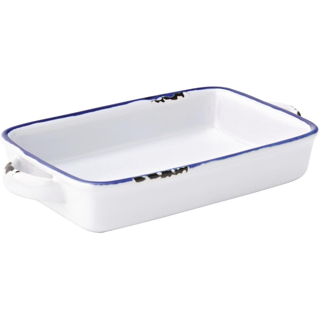 Utopia Avebury Blue Small Rectangular Dishes 175mm (12 Pack)