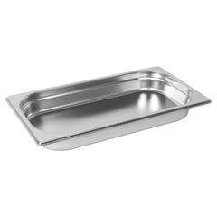 Vogue Stainless Steel 1/3 GN Pan 40mm