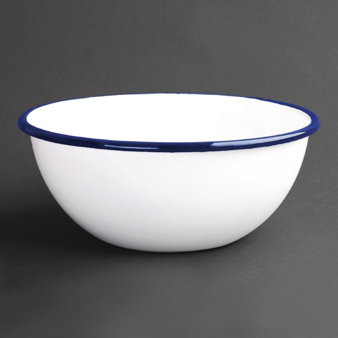 Olympia Enamel Bowls 155mm (6 Pack)