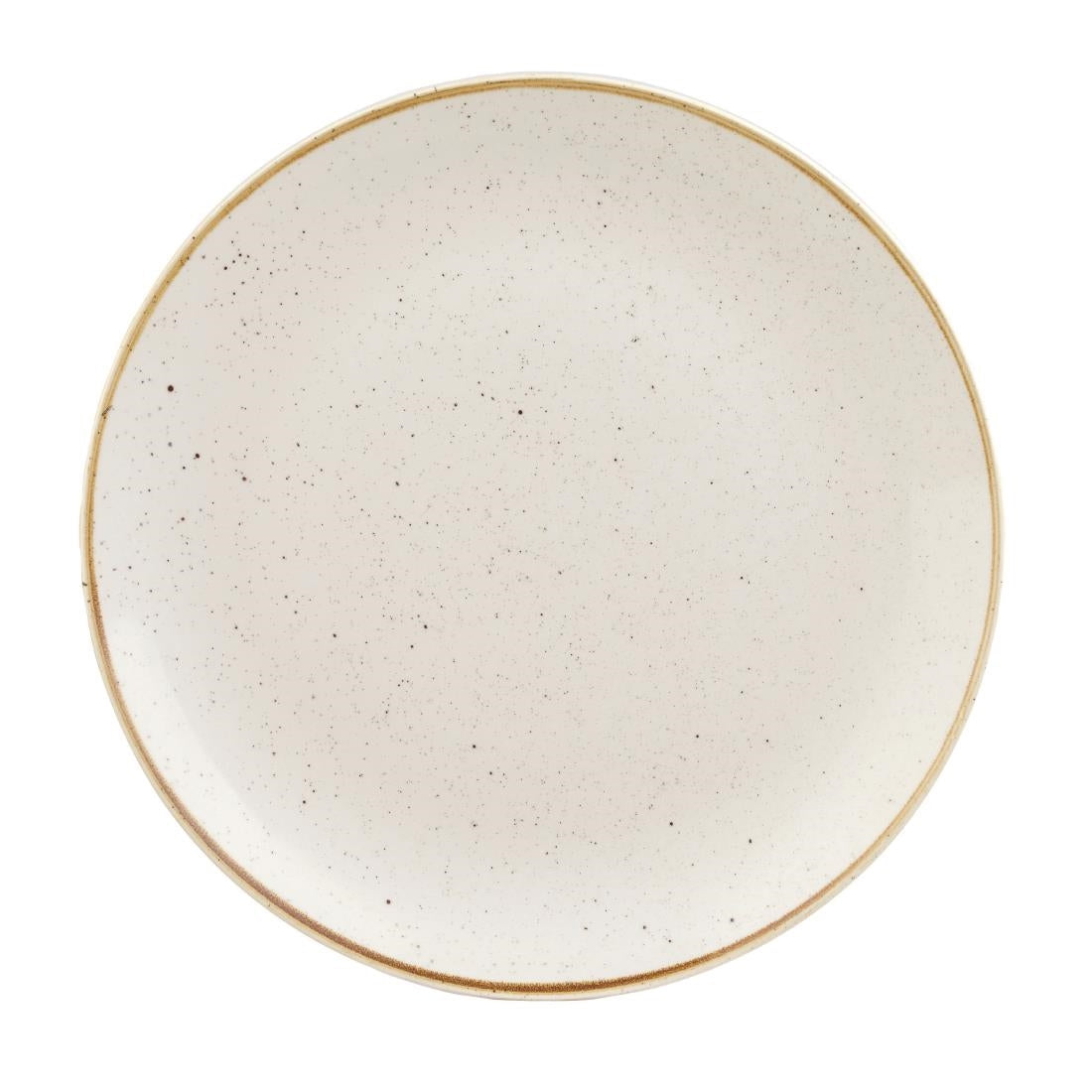 Churchill Stonecast Round Coupe Plates Barley White 295mm (12 Pack)