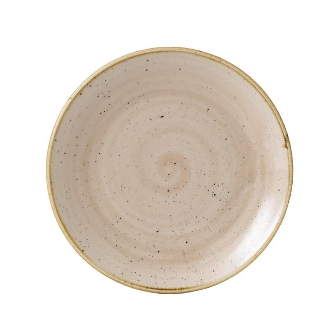Churchill Stonecast Round Coupe Plates Nutmeg Cream 165mm (12 Pack)