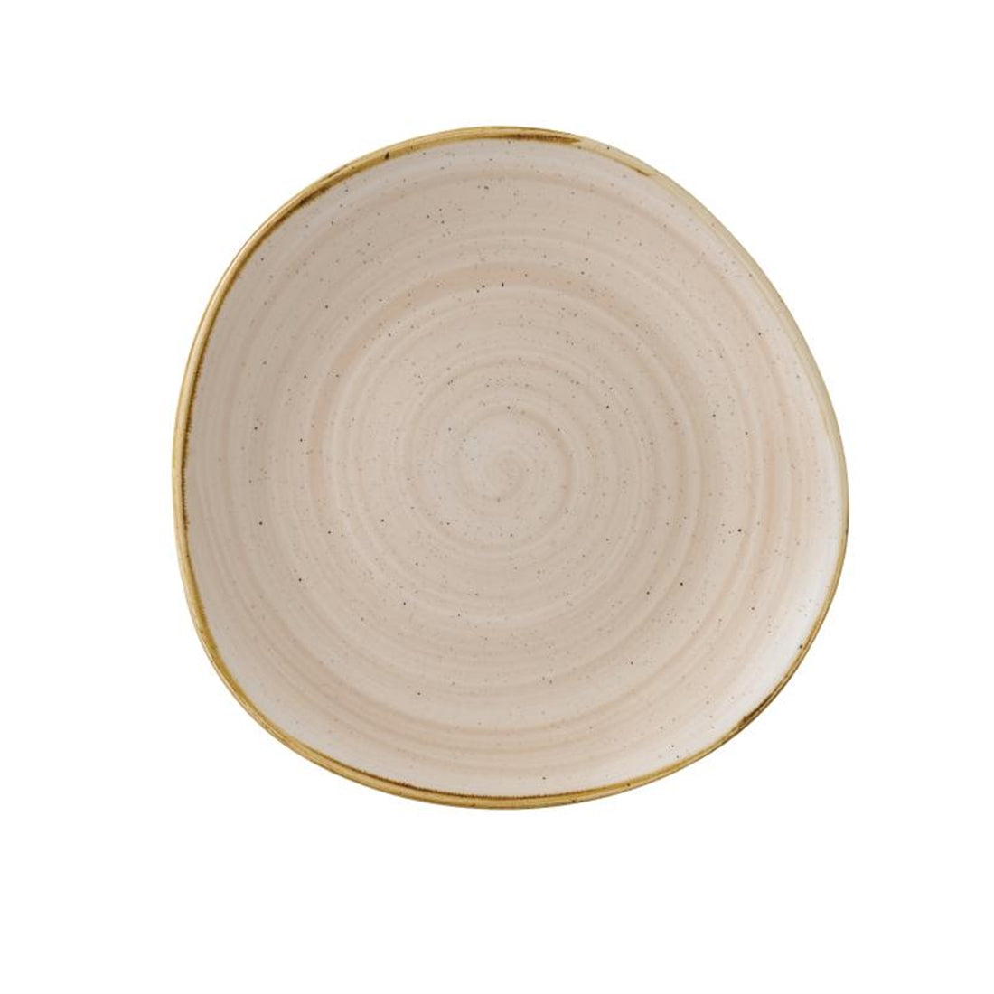 Churchill Stonecast Round Plates Nutmeg Cream 288mm (12 Pack)