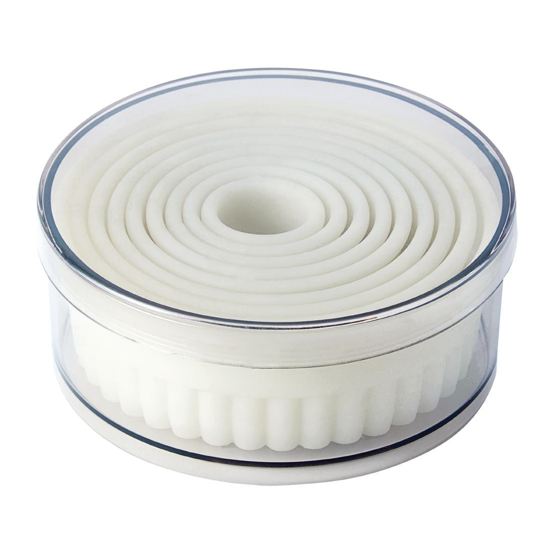 Schneider Serrated Round Pastry Cutters (9 Pack)