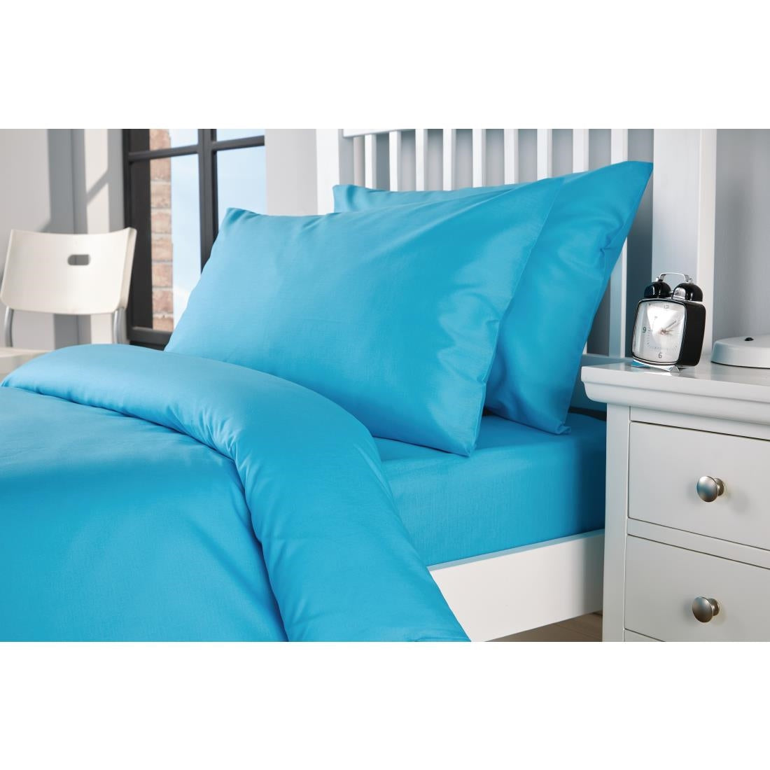 Mitre Essentials Spectrum Housewife Pillowcase Turquoise (2 Pack)