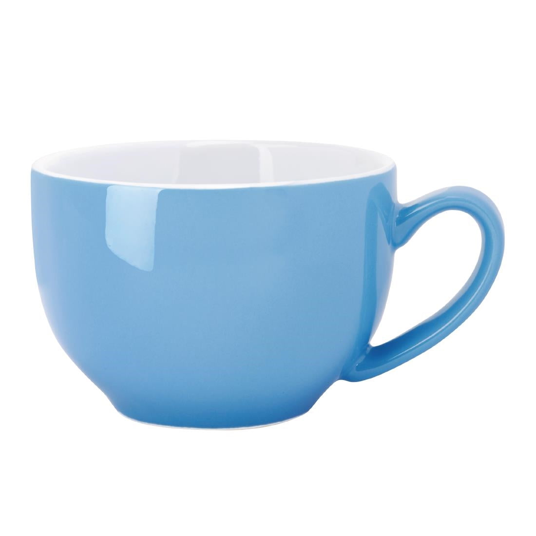 Olympia Cafe Cappuccino Cups Blue 340ml (12 Pack)