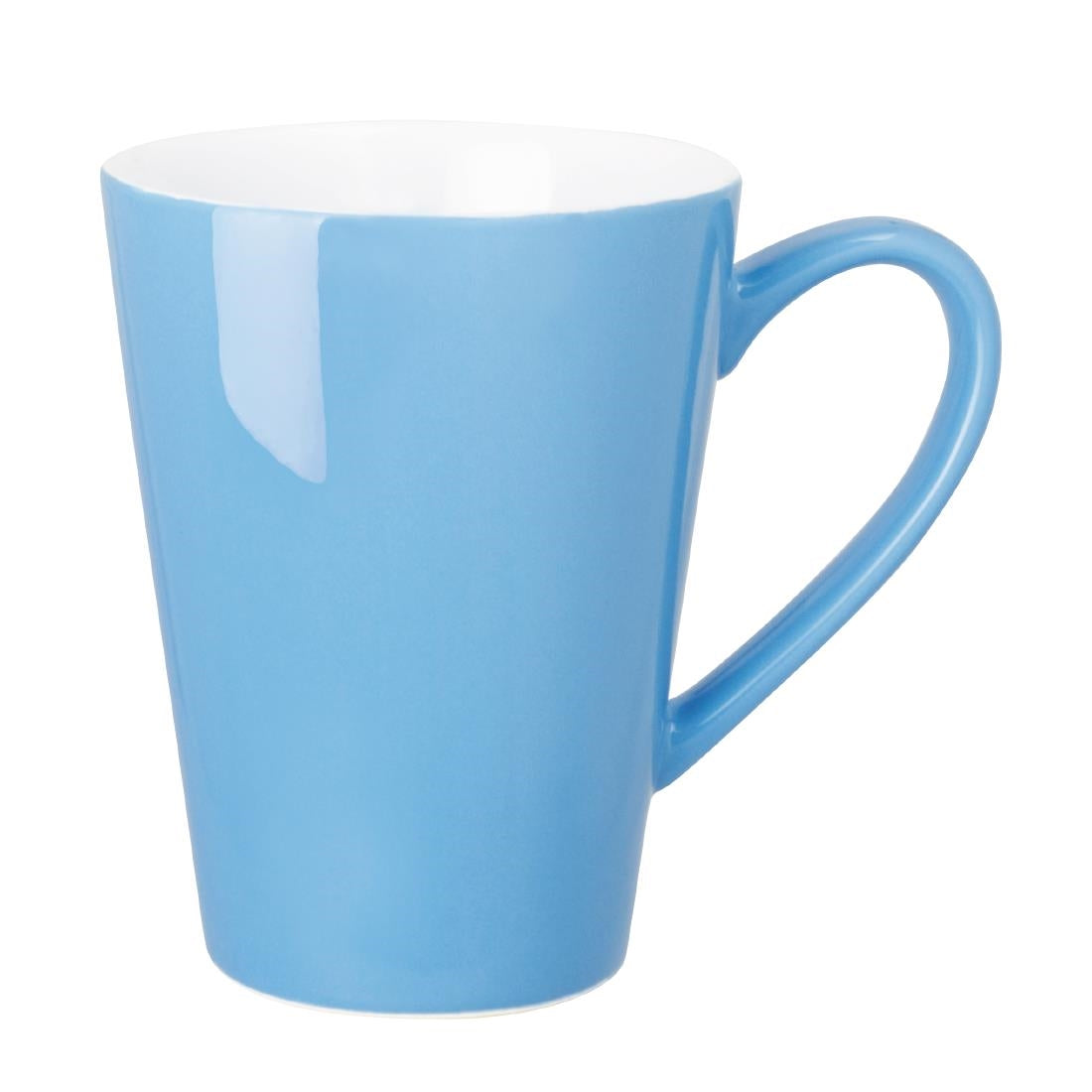 Olympia Cafe Latte Cups Blue 340ml (12 Pack)