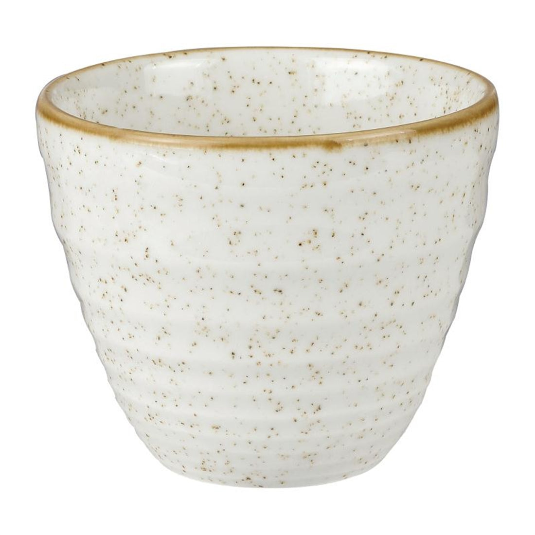 Churchill Stonecast Round Chip Mugs Barley White Ripple 285ml (12 Pack)