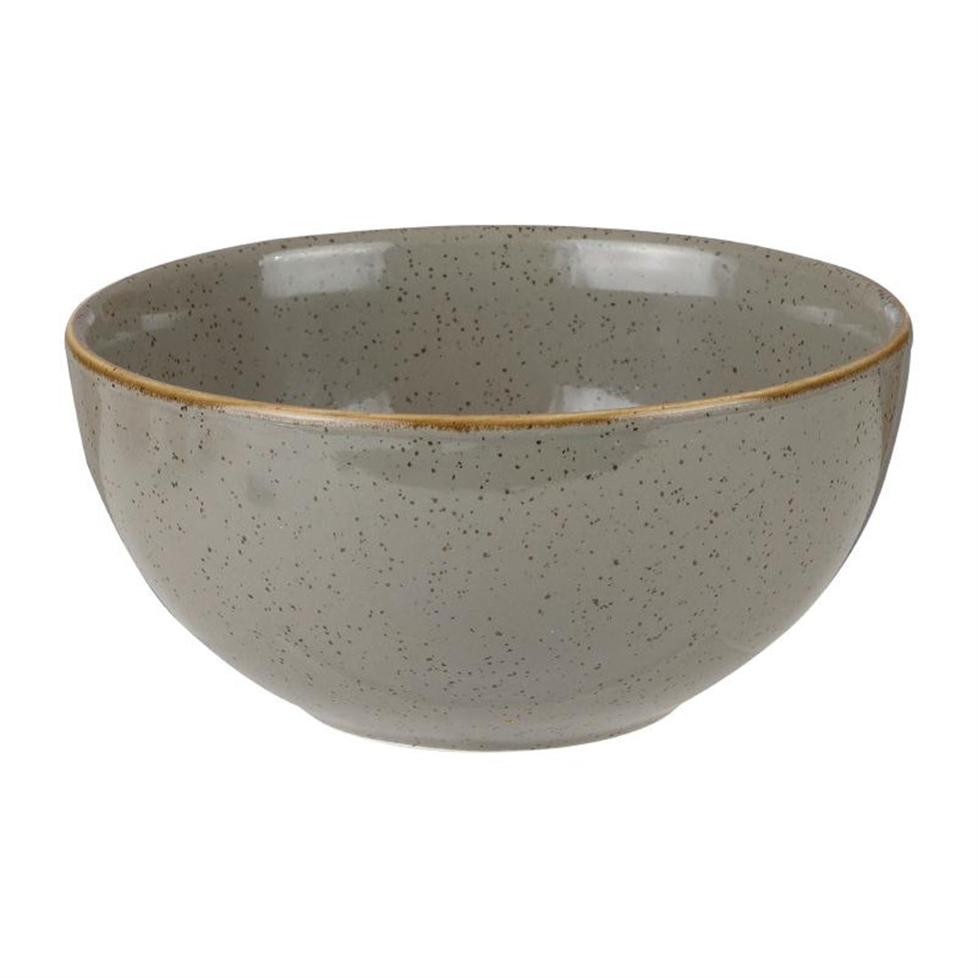 Churchill Stonecast Round Soup Bowls Peppercorn Grey 132mm (12 Pack)
