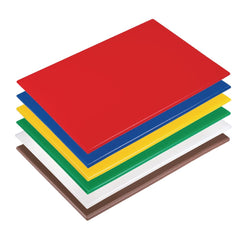 Hygiplas High Density Antibacterial 6-Piece Chopping Board Set 450x305x12mm