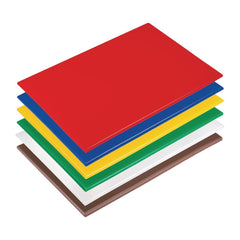 Hygiplas Low Density Antibacterial 6-Piece Chopping Board Set 450x300x10mm