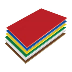 Hygiplas Low Density 6-Piece Chopping Board Set 600x450x10mm