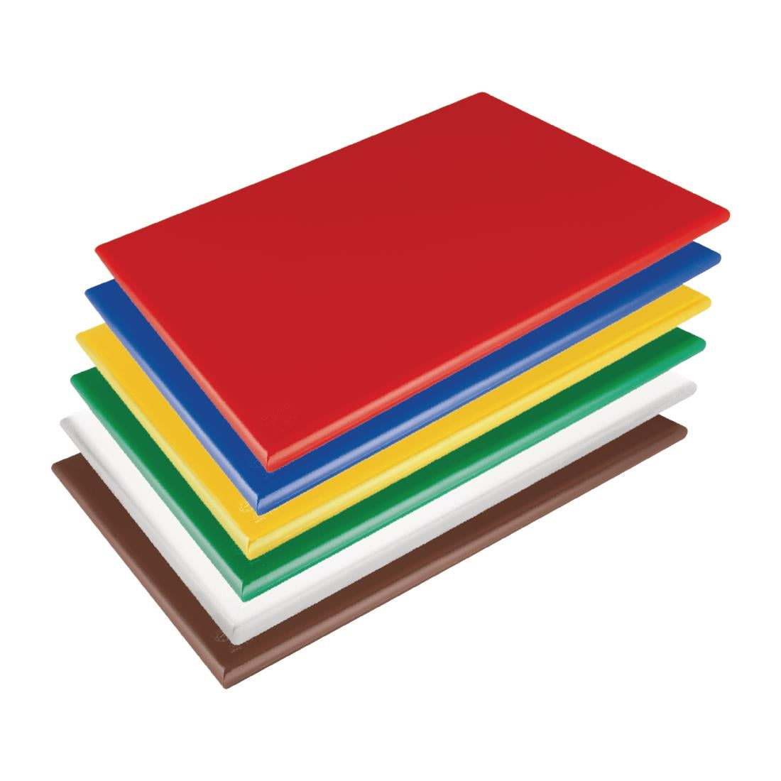 Hygiplas Low Density 6-Piece Chopping Board Set 600x450x20mm