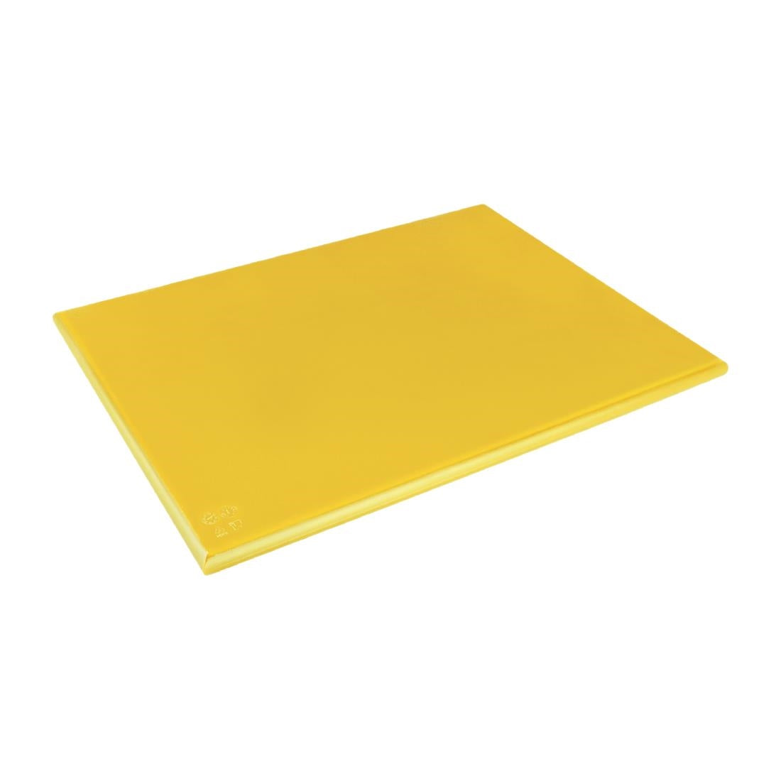 Hygiplas Thick Low Density Yellow Chopping Board Large 600x450x20mm