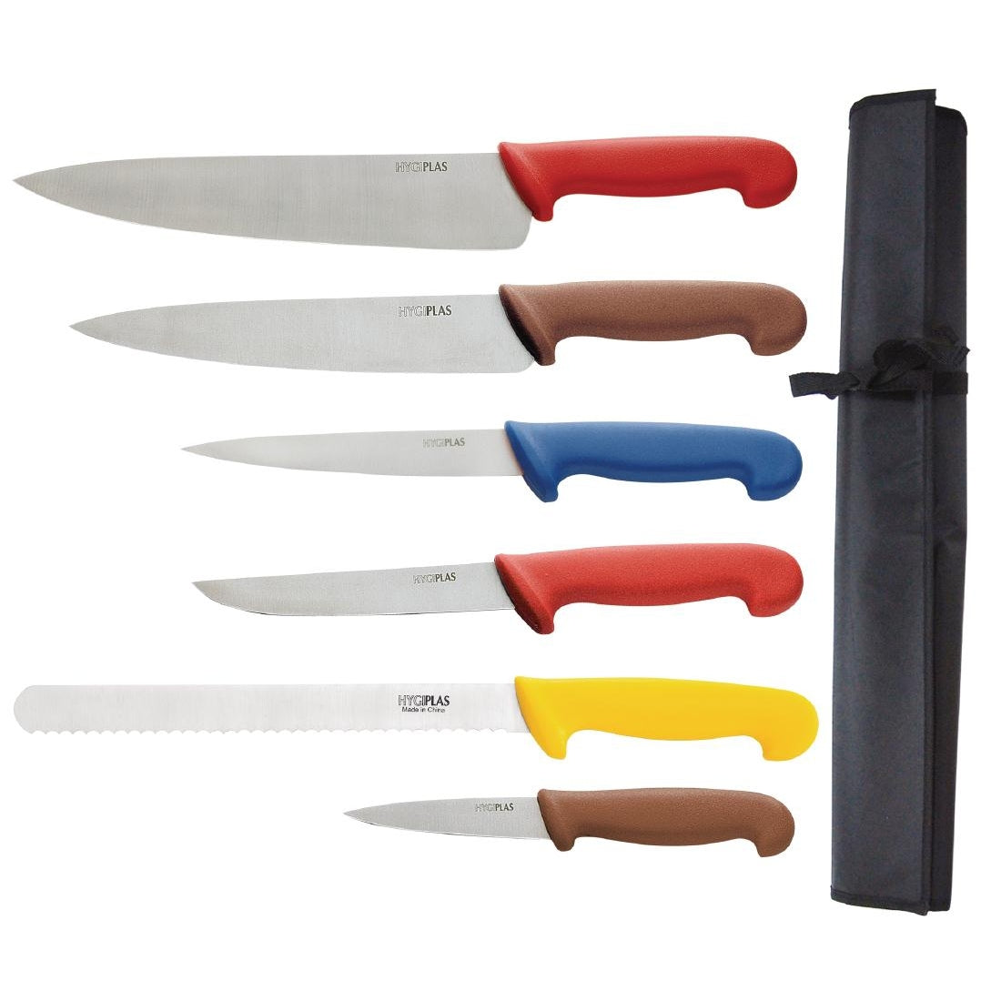 6-Piece Chef Knife Set with Wallet