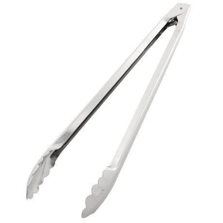 Vogue Stainless Steel Catering Tongs 16-inch