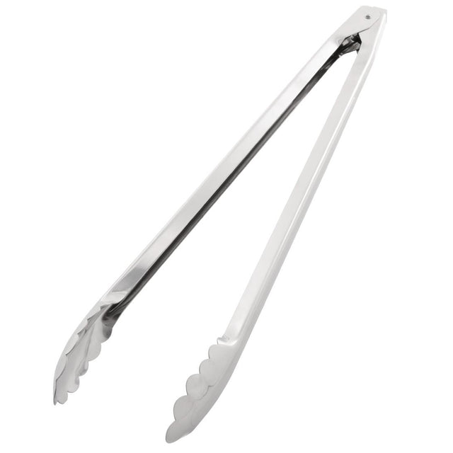 Vogue Stainless Steel Catering Tongs 16-inch