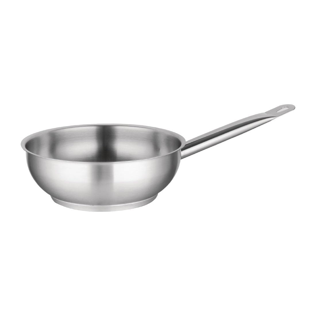 Vogue Stainless Steel Sauté Pan 24cm