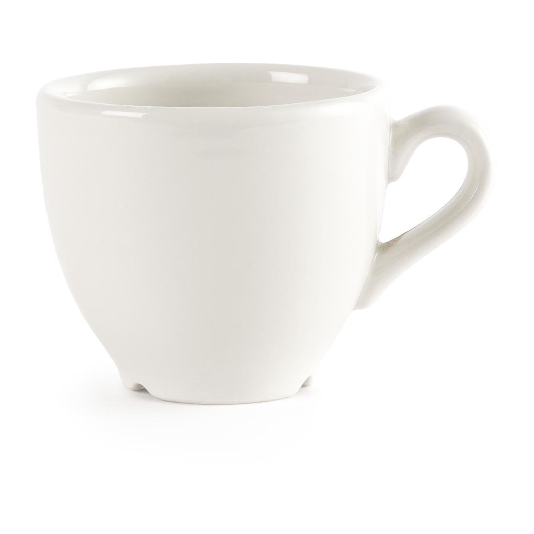 Churchill Plain Whiteware Espresso Cups 85ml (24 Pack)