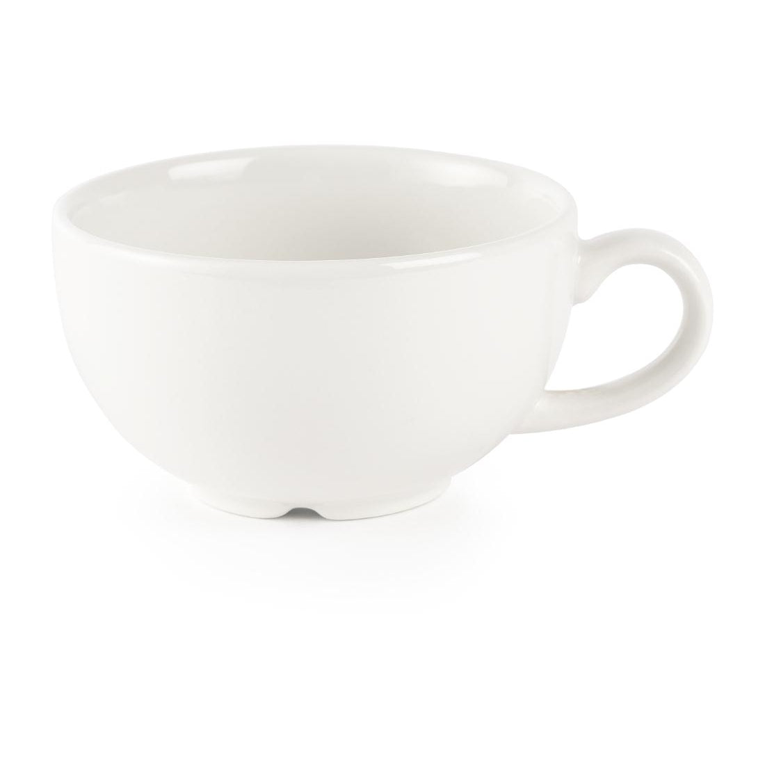 Churchill Plain Whiteware Cappuccino Cups 227ml (24 Pack)