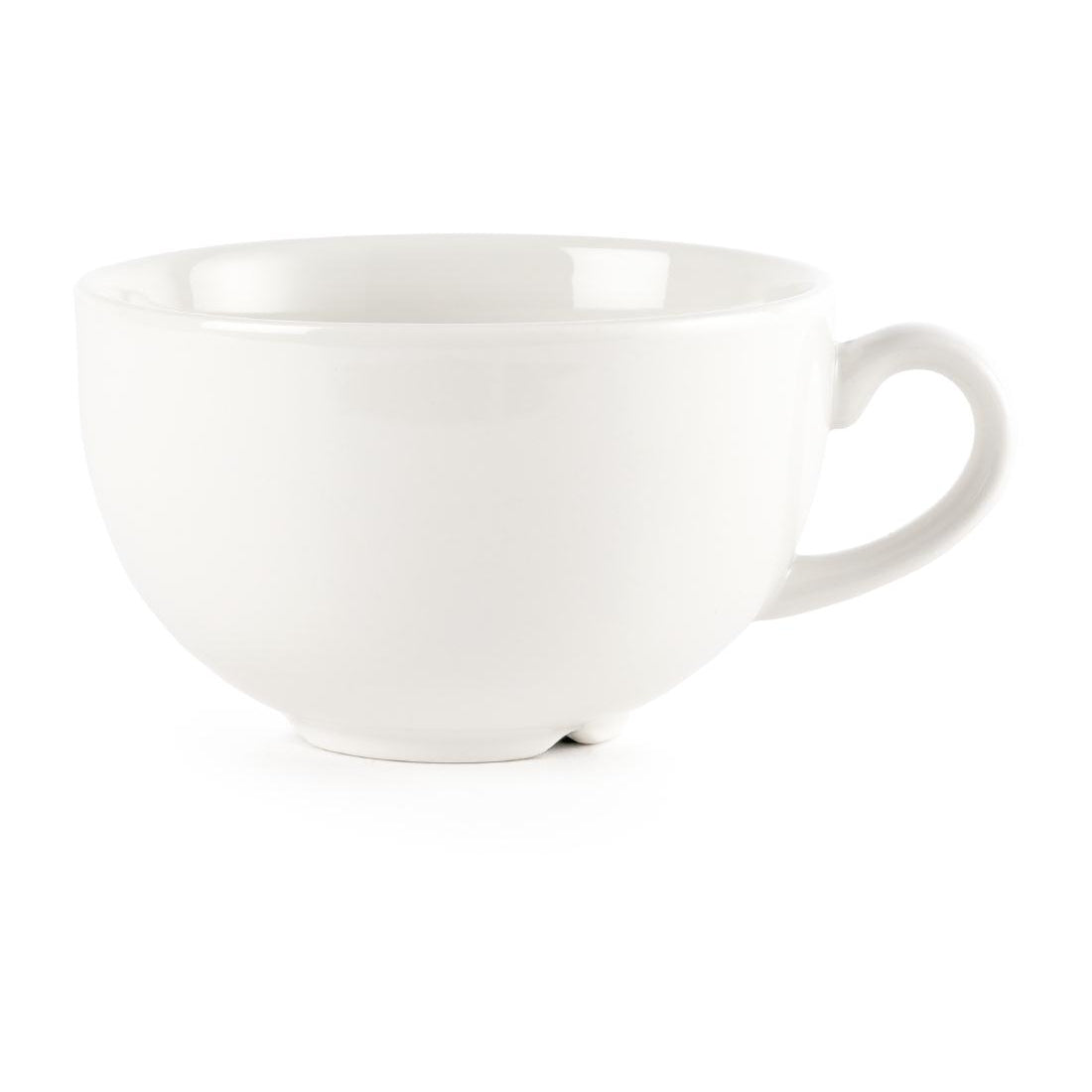 Churchill Plain Whiteware Cappuccino Cups 340ml (24 Pack)