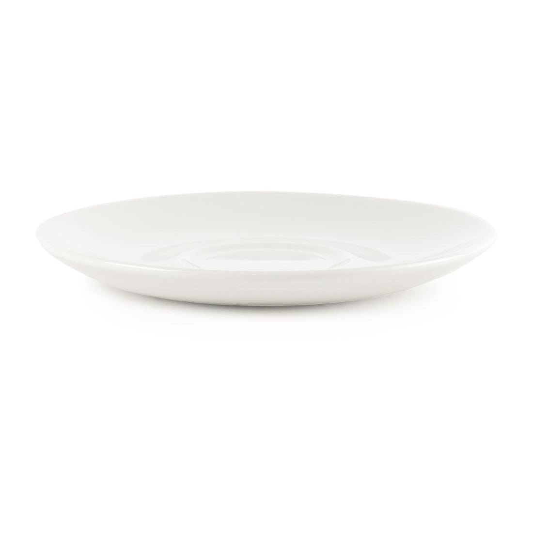 Churchill Plain Whiteware Saucers 160mm (24 Pack)