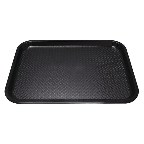 Polypropylene Fast Food Tray Black Large