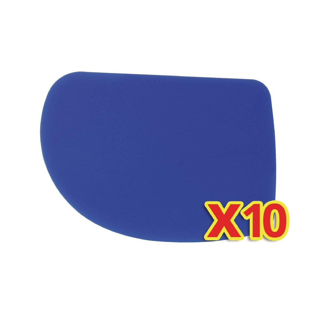 Vogue Bulk Buy Plastic Scrapers (10 Pack)