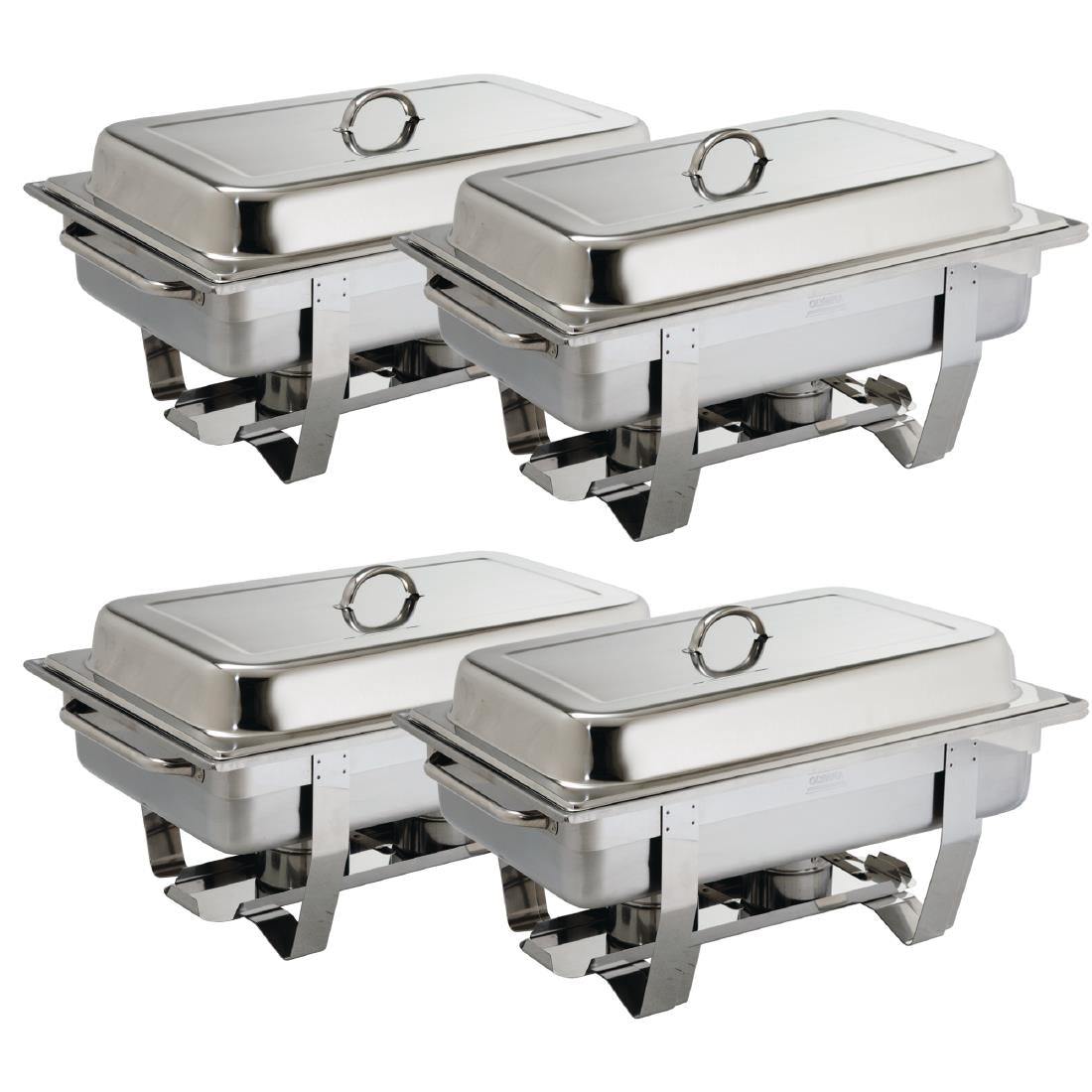 Olympia Milan Chafing Set 1/1 GN (4 Pack)