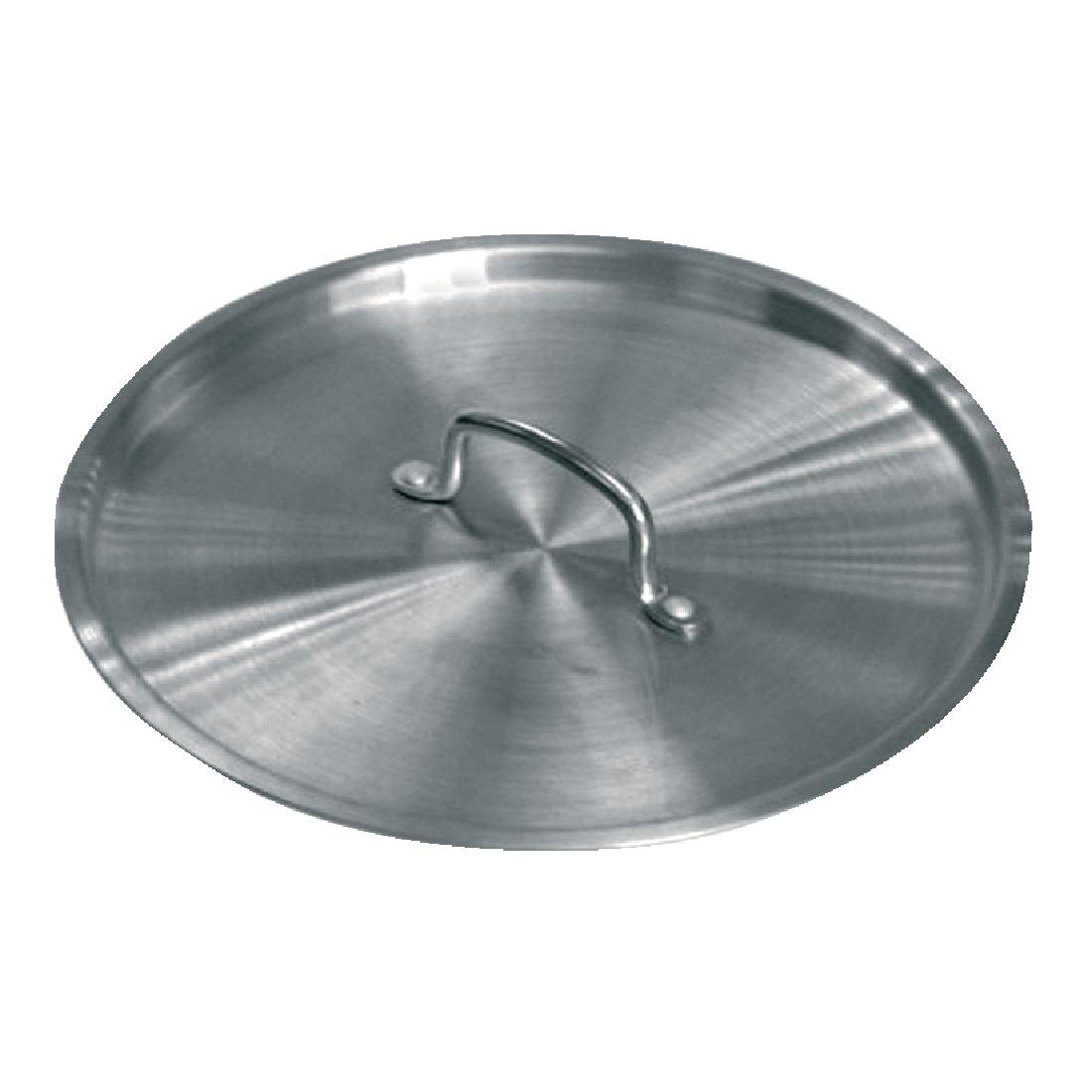 Vogue Aluminium Deep Boiling Pot Lid 25cm