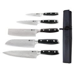 Vogue Tsuki 5-Piece Knife Set with Wallet Series 7
